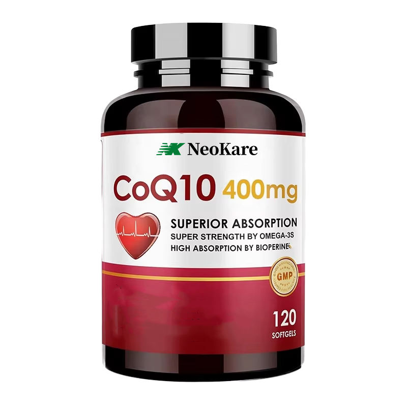 Private Label Coenzyme Q10 Softgels OEM Manufacturer High Absorption Ubiquione Heart Health Supplements Custom Formula Wholesale