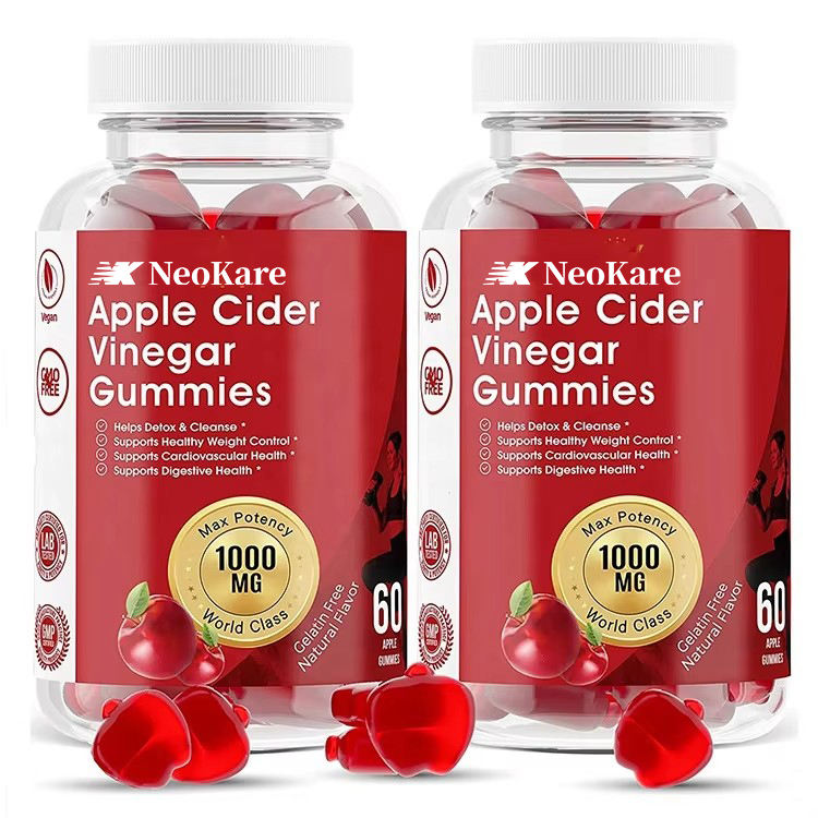 Private Label Apple Cider Vinegar Gummies OEM Manufacturer Weight Management Gummy Vitamins for Women and Men Wholesale