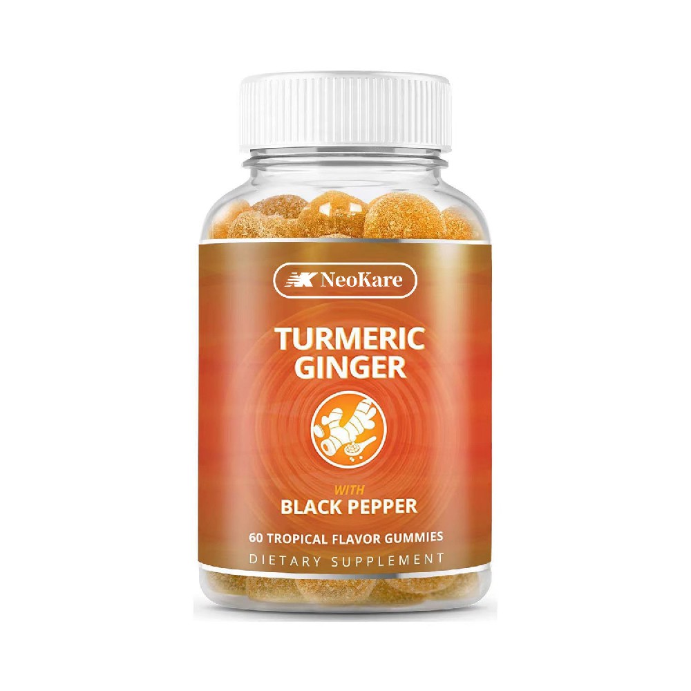 Private Label Curcumin Turmeric Adult Gummies OEM Manufacturer High Absorption Immune Support Skin Health Antioxidant Vitamins