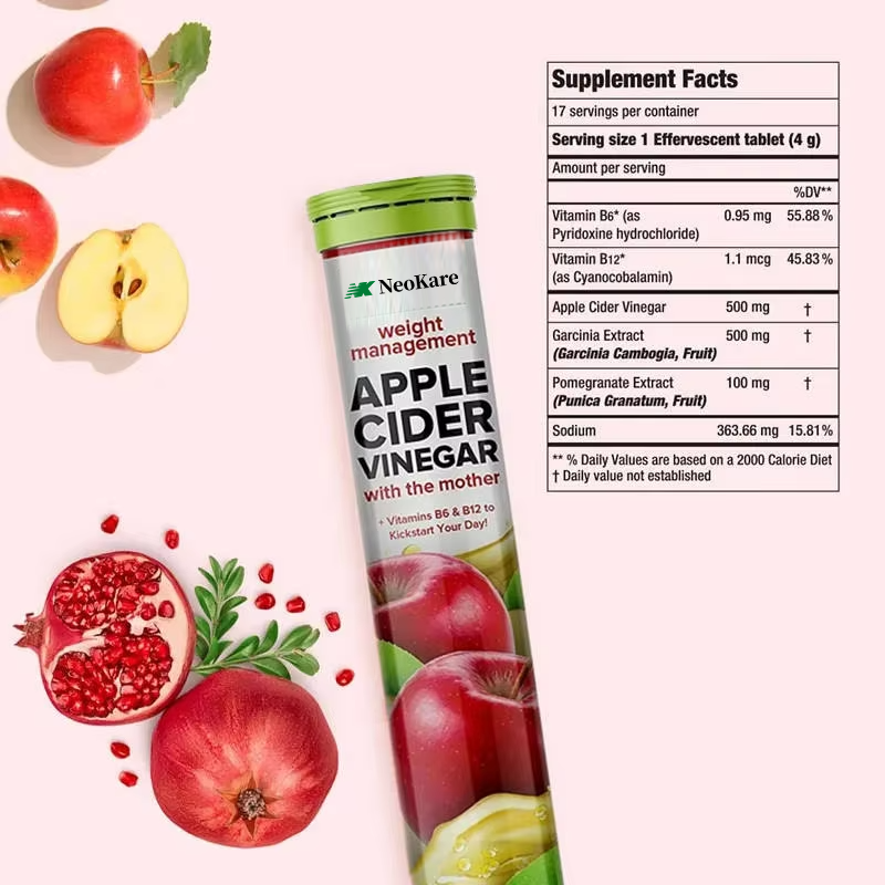 OEM ODM Vitamin C Effervescent Tablets Natural Energy Management Antioxidant Immune Support for Adults Customizable Service