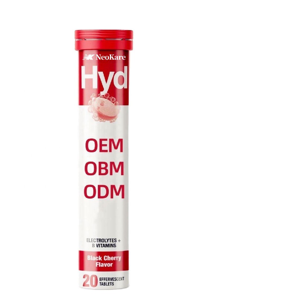 Private Label Gotobeauty Effervescent Tablets OEM Vitamin C 1000mg Hydration Electrolytes Daily Beauty Supplement for Teenagers
